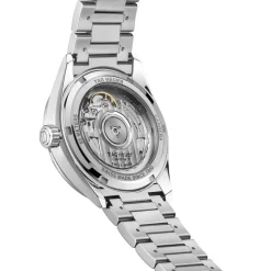 TAG Heuer Carrera Date 36mm Pink Dial Diamond Bezel Stainless Steel Bracelet Watch