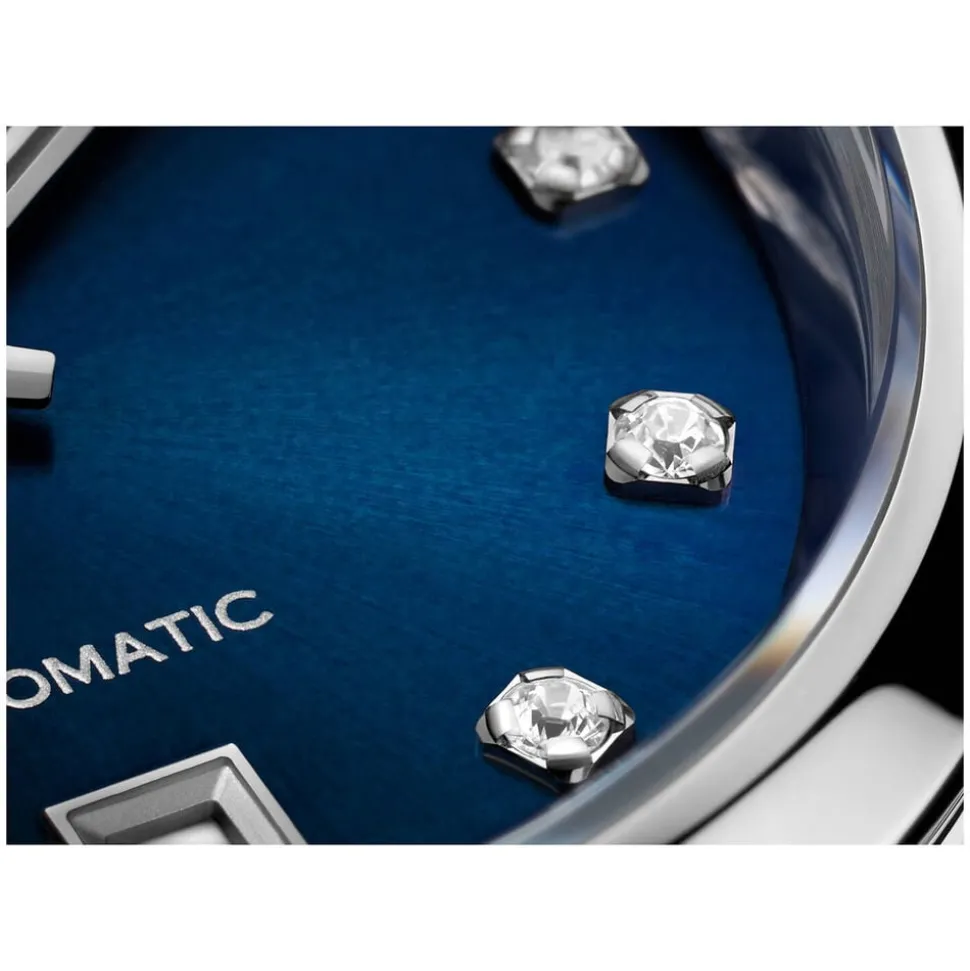 TAG Heuer Carrera Date 29mm Blue Dial Diamond Dots Stainless Steel Bracelet Watch