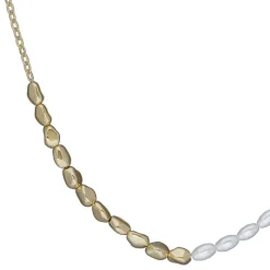 Ted Baker Ilenie Yellow Gold Plated Pearl Bead Necklace
