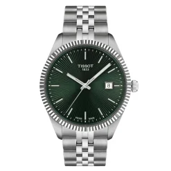 Tissot Ballade 40mm Green Dial Stainless Steel Bracelet Watch
