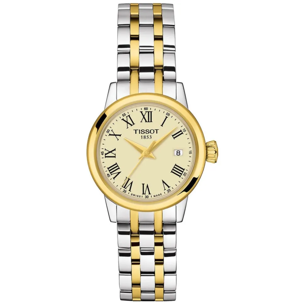 Tissot Dream Collection 28mm Yellow Dial Ladies Watch