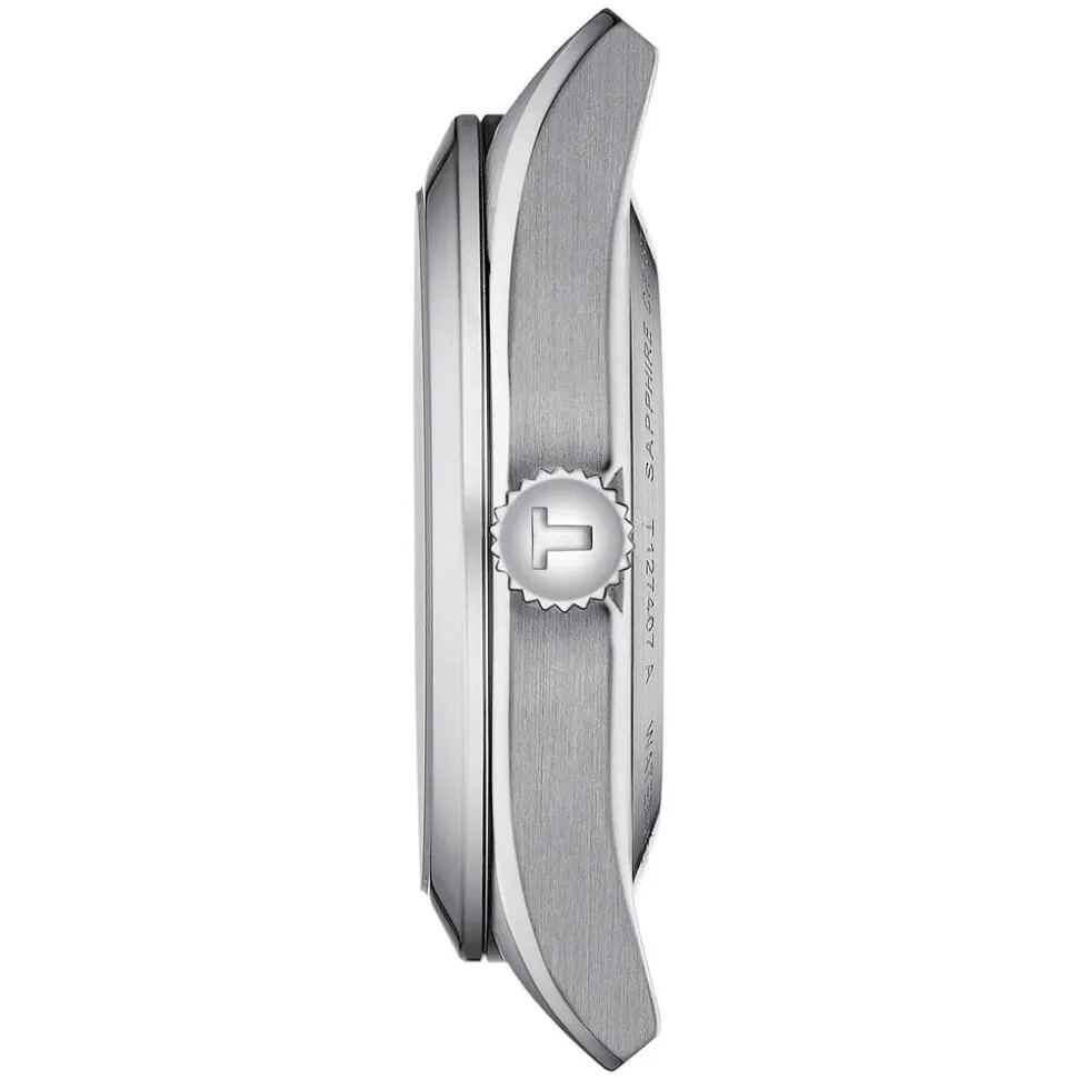 Tissot Gentleman 40mm Blue Dial Open Heart Bracelet Watch