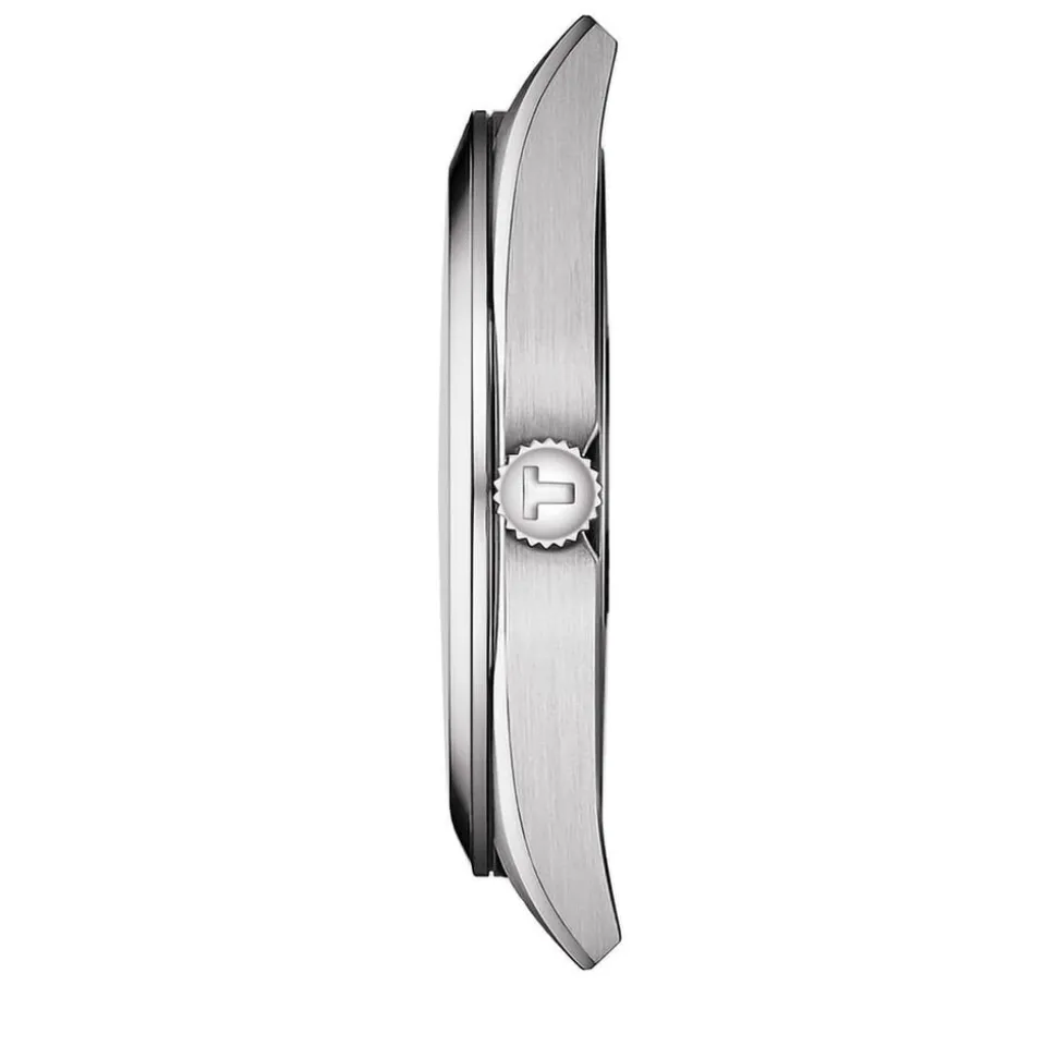 Tissot Gentleman 40mm Blue Dial Steel Case Bracelet Watch