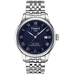 Tissot Le Locle 39mm Automatic Blue Dial Steel Case Bracelet Watch