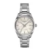 Tissot PR 100 34mm White Mother of Pearl Dial Stainless Steel Bracelet Watch