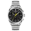 Tissot PR 100 Tour De France Chronograph 40mm Black Dial Steel Bracelet Watch
