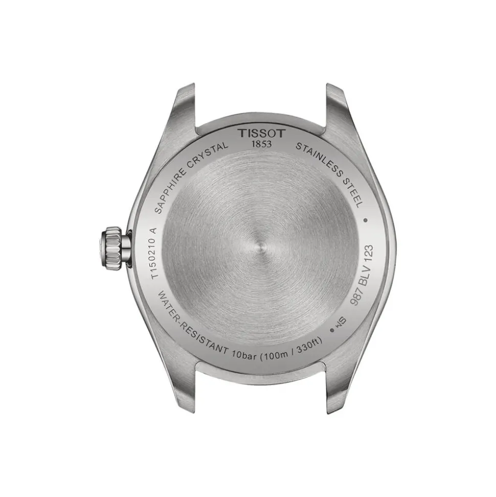 Tissot PR100 34mm Silver Dial Steel Case Bracelet Watch
