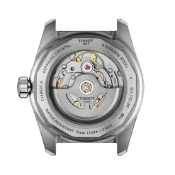 Tissot PR516 Powermatic 80 38mm Black Dial Steel Bracelet Watch