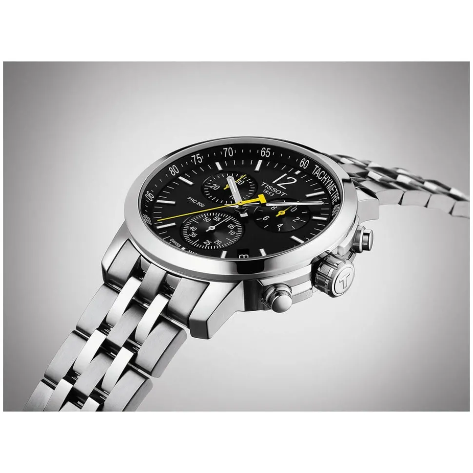 Tissot Prc 200 Collection 42mm Black Dial Mens Watch