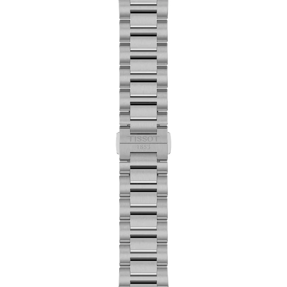 Tissot PRC 100 Solar 39mm Blue Dial Steel Bracelet Watch