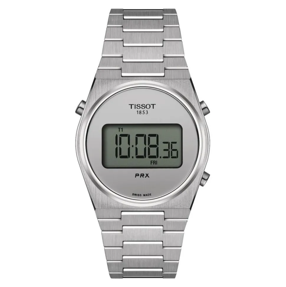 Tissot PRX Digital 35mm Silver Dial Steel Case Bracelet Watch