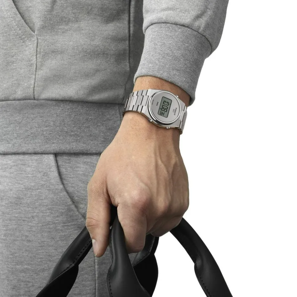Tissot PRX Digital 35mm Silver Dial Steel Case Bracelet Watch