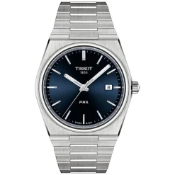 Tissot PRX 40mm Blue Dial Steel Case Bracelet Watch