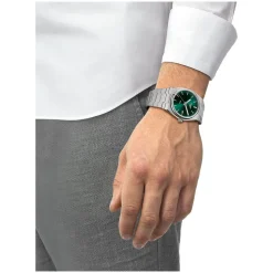 Tissot PRX 40mm Quartz Green Dial Steel Case Watch