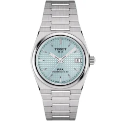 Tissot PRX Powermatic 80 Automatic 35mm Ice Blue Dial Steel Case Watch