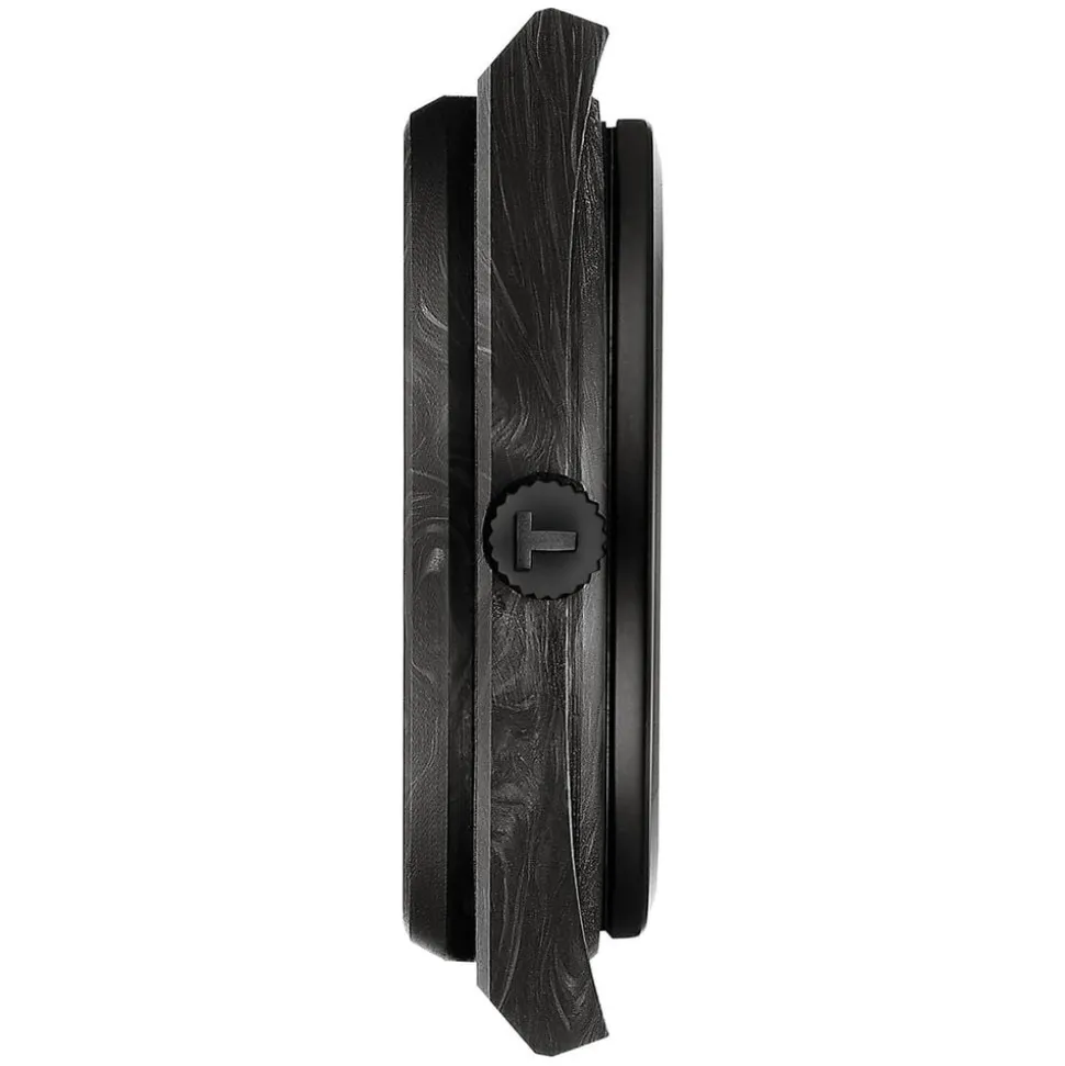 Tissot PRX Powermatic 80 40mm Black Dial Carbon Case Rubber Strap Watch