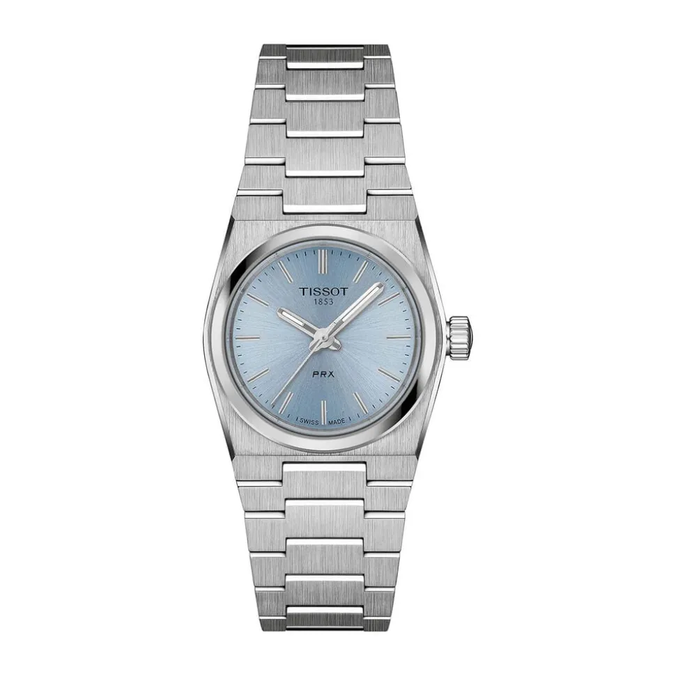 Tissot PRX Quartz 25mm Ice Blue Dial Stainless Steel Bracelet Watch