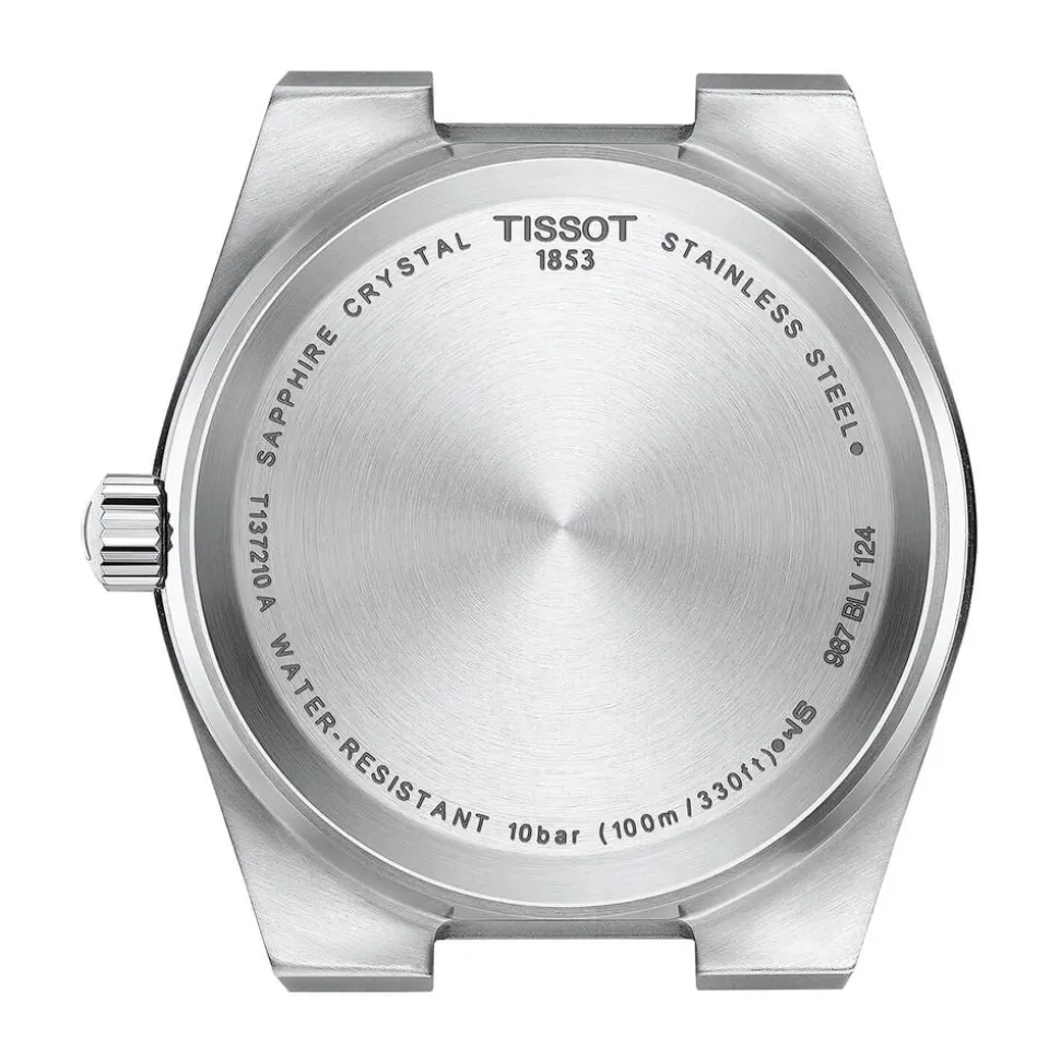 Tissot PRX Quartz 35mm Red Dial Stainless Steel Bracelet Watch