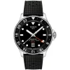 Tissot Seastar 1000 Quartz GMT 40mm Black Dial & Bezel Rubber Strap Watch