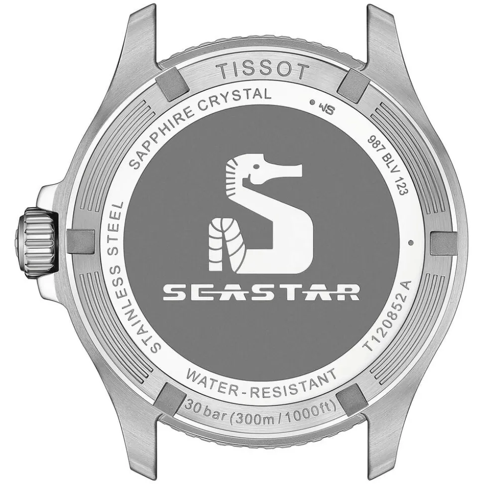Tissot Seastar 1000 Quartz GMT 40mm Black Dial & Bezel Rubber Strap Watch