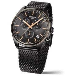 Tissot T-Classic PR 100 Chronograph Two-Toned Grey and Rose Gold Men's Watch