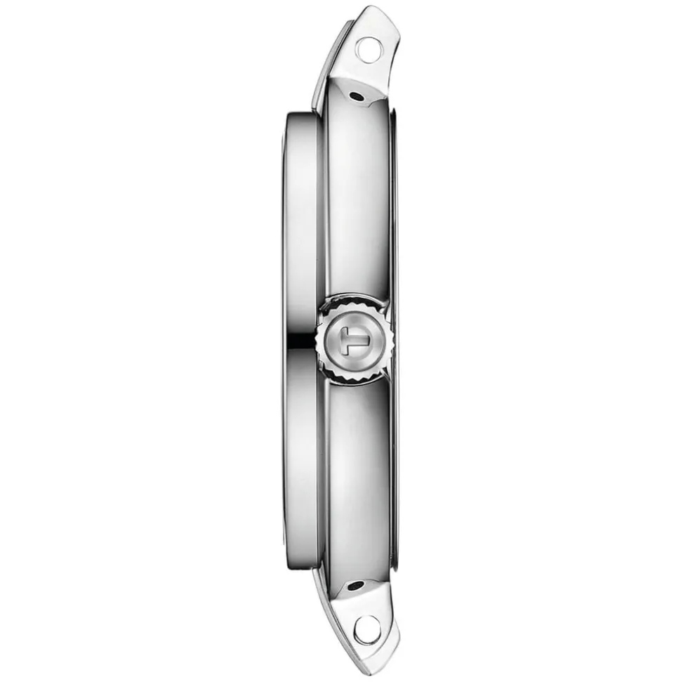 Tissot T-Lady Flamingo 30mm MOP Dial Diamond Dots Steel Bracelet Watch