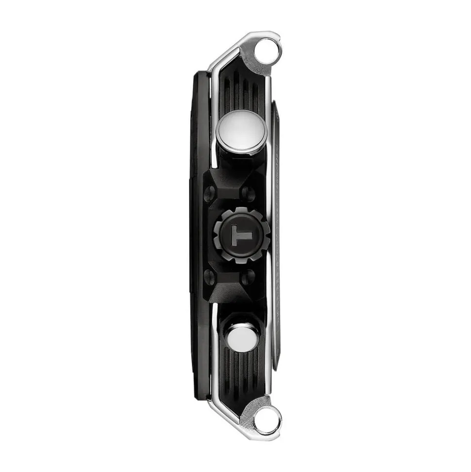 Tissot T-Race MotoGP Quartz Chronograph 45mm Dark Grey Dial Black Rubber Strap Watch