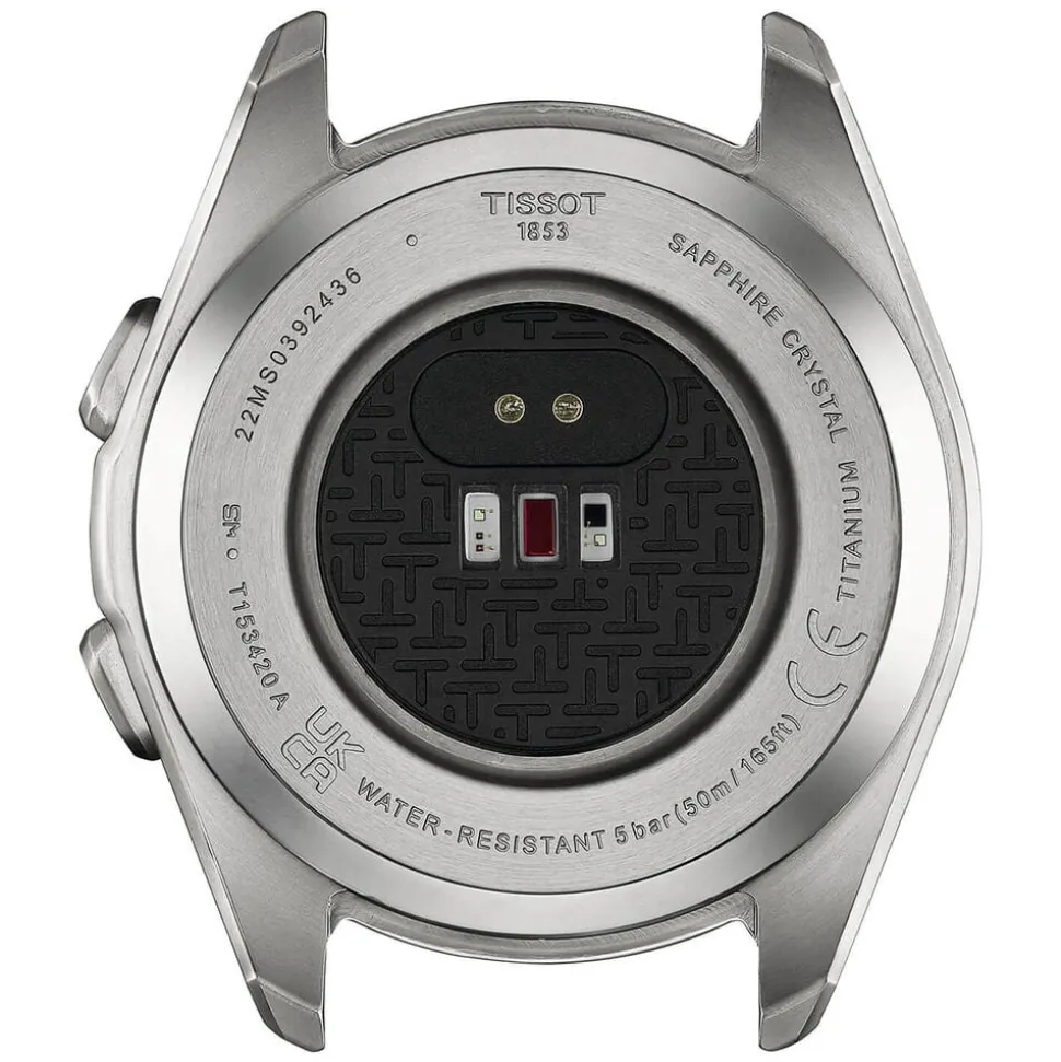 Tissot T-Touch Connect Sport 43.75mm Black Dial Orange Rubber Strap Watch