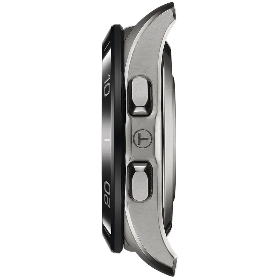 Tissot T-Touch Connect Sport 43.75mm Black Dial Orange Rubber Strap Watch