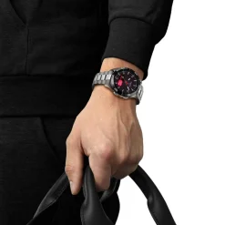 Tissot T-Touch Connect Sport 43.75mm Black Dial Steel Bracelet Watch